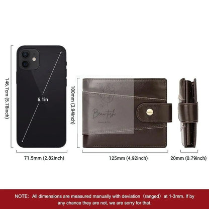 Men Multi-card Anti-magnetic Wallet - Compact Design