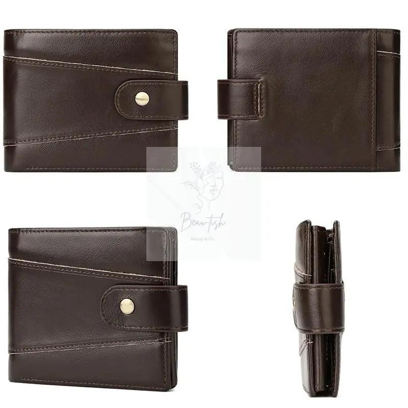 Men Multi-card Anti-magnetic Wallet - Compact Design