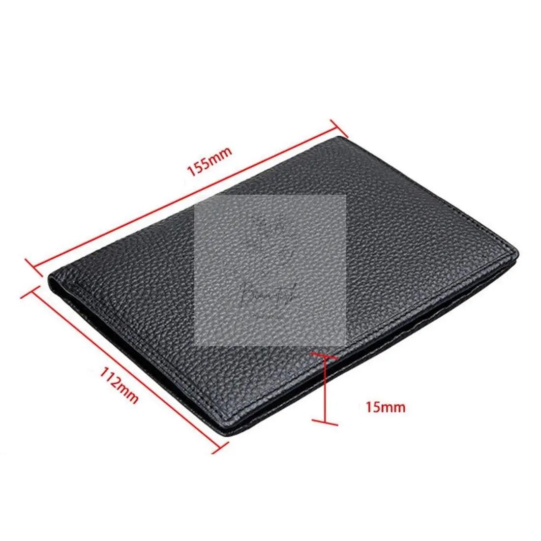 Men Rfid Wallet with Passport Holder - Multi-functional