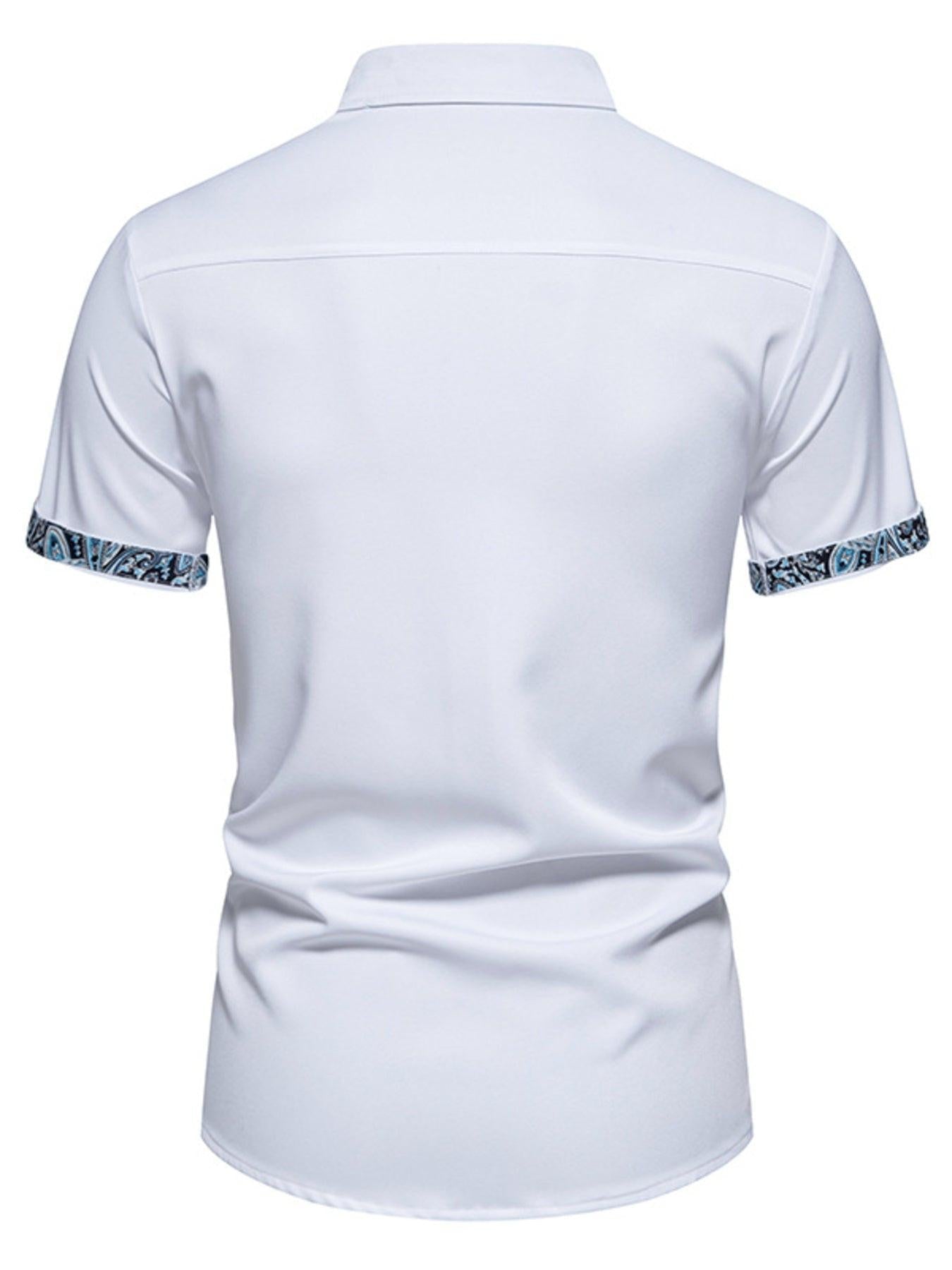 Men's Button Up Short Sleeve Shirt