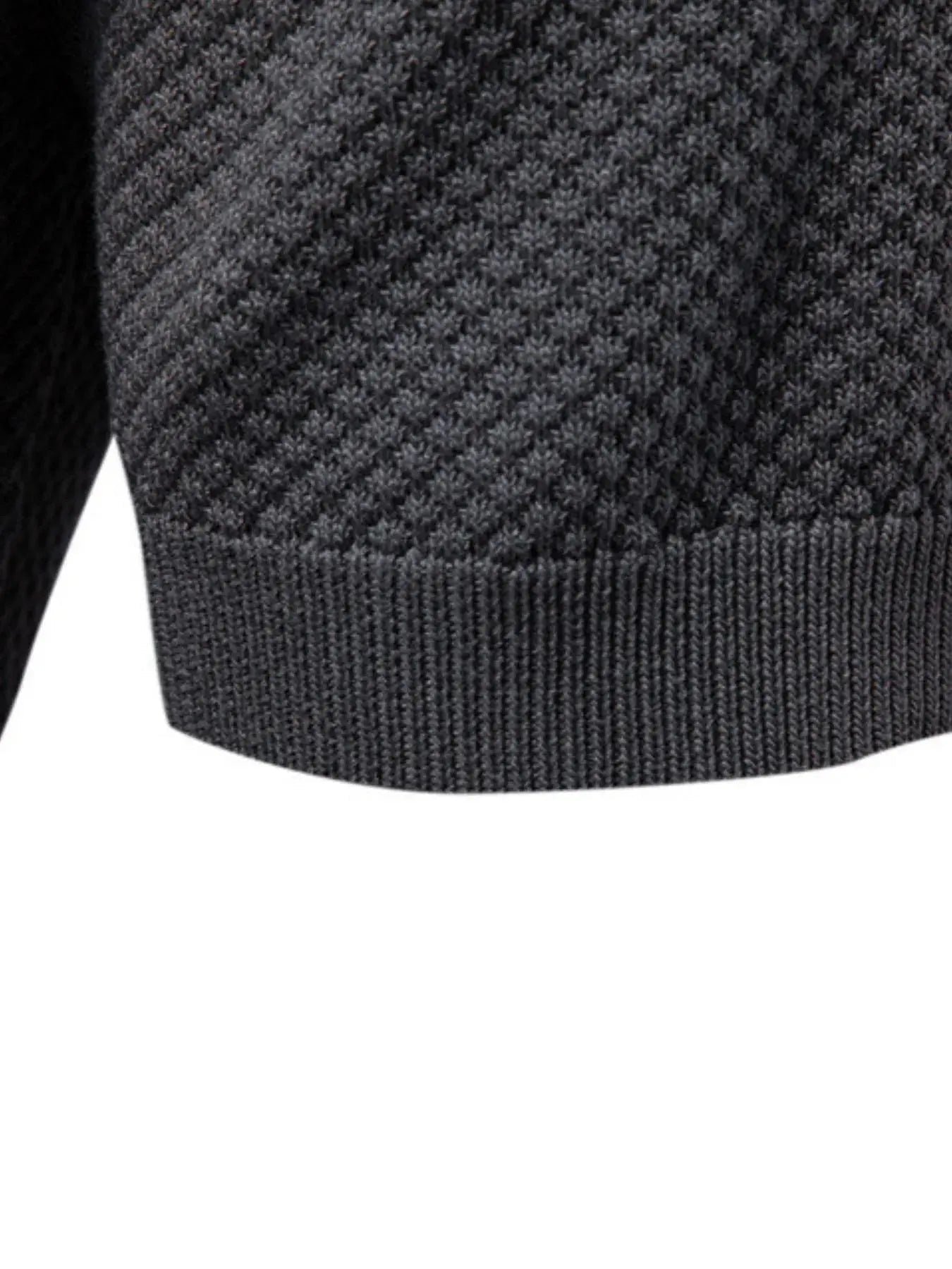Men's Classic Textured Short Sleeve Polo Shirt