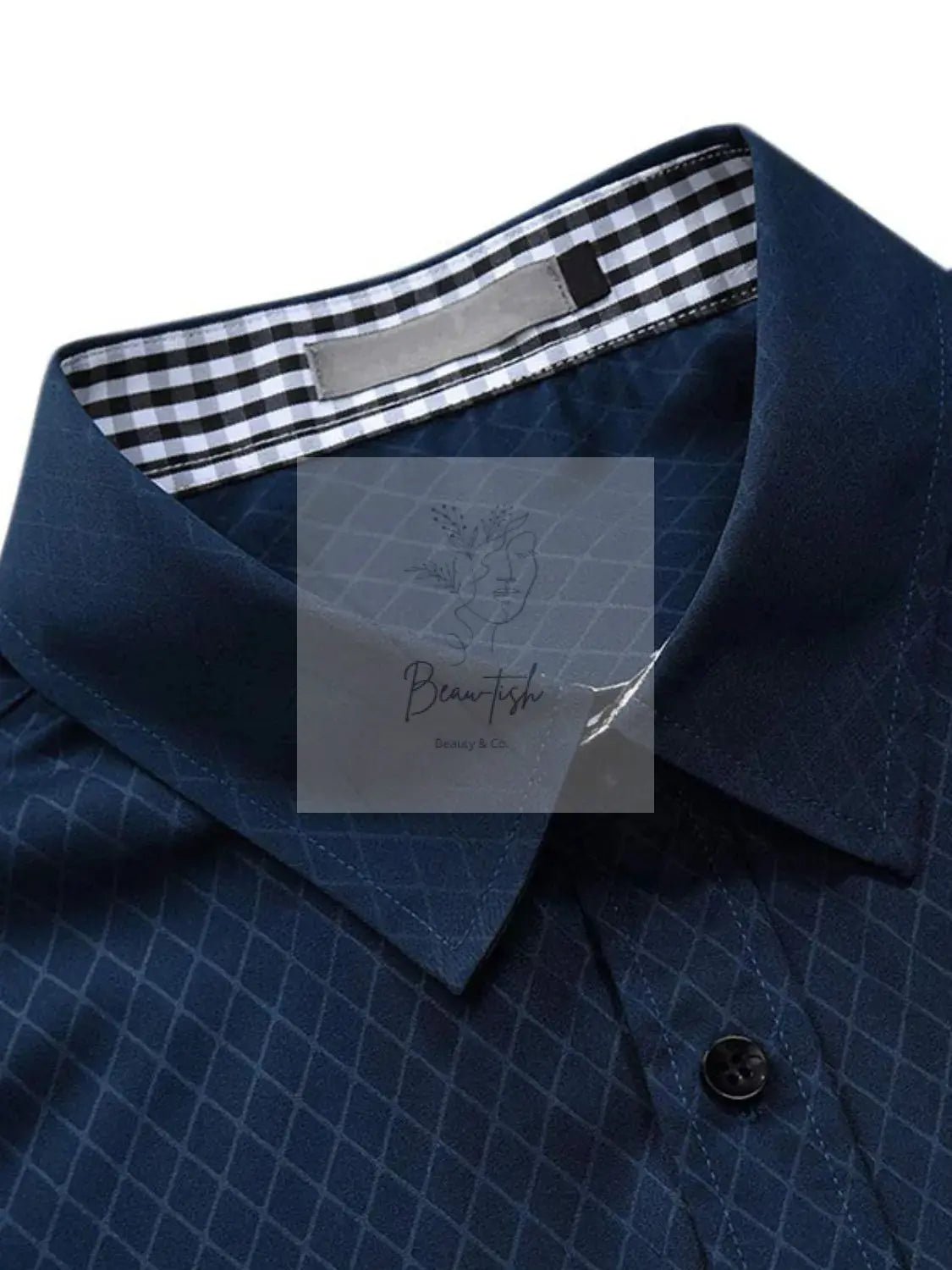 Men's Collared Neck Short Sleeve Shirt