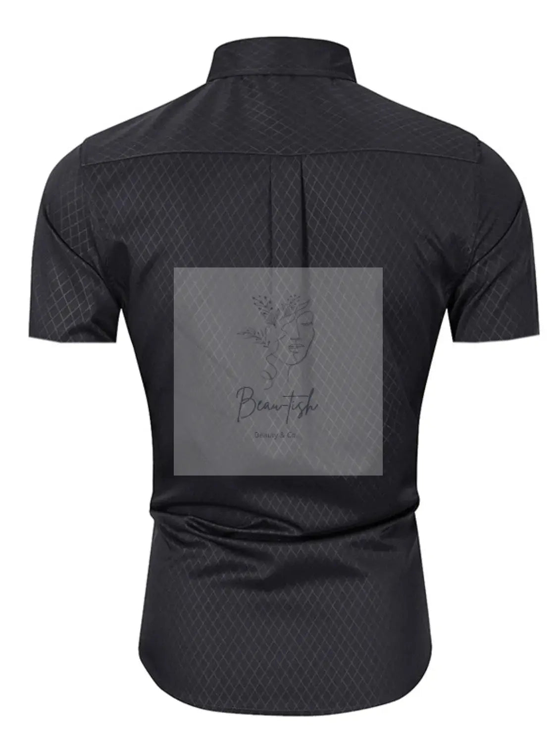 Men's Collared Neck Short Sleeve Shirt