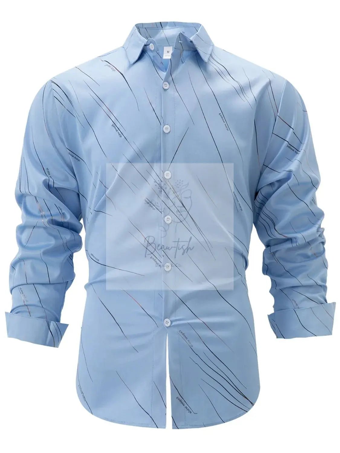 Men's Full Size Button Up Long Sleeve Shirt Plus Size