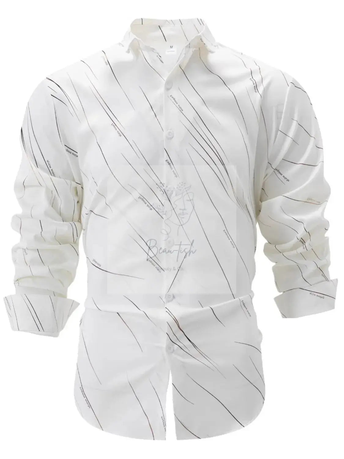 Men's Full Size Button Up Long Sleeve Shirt Plus Size