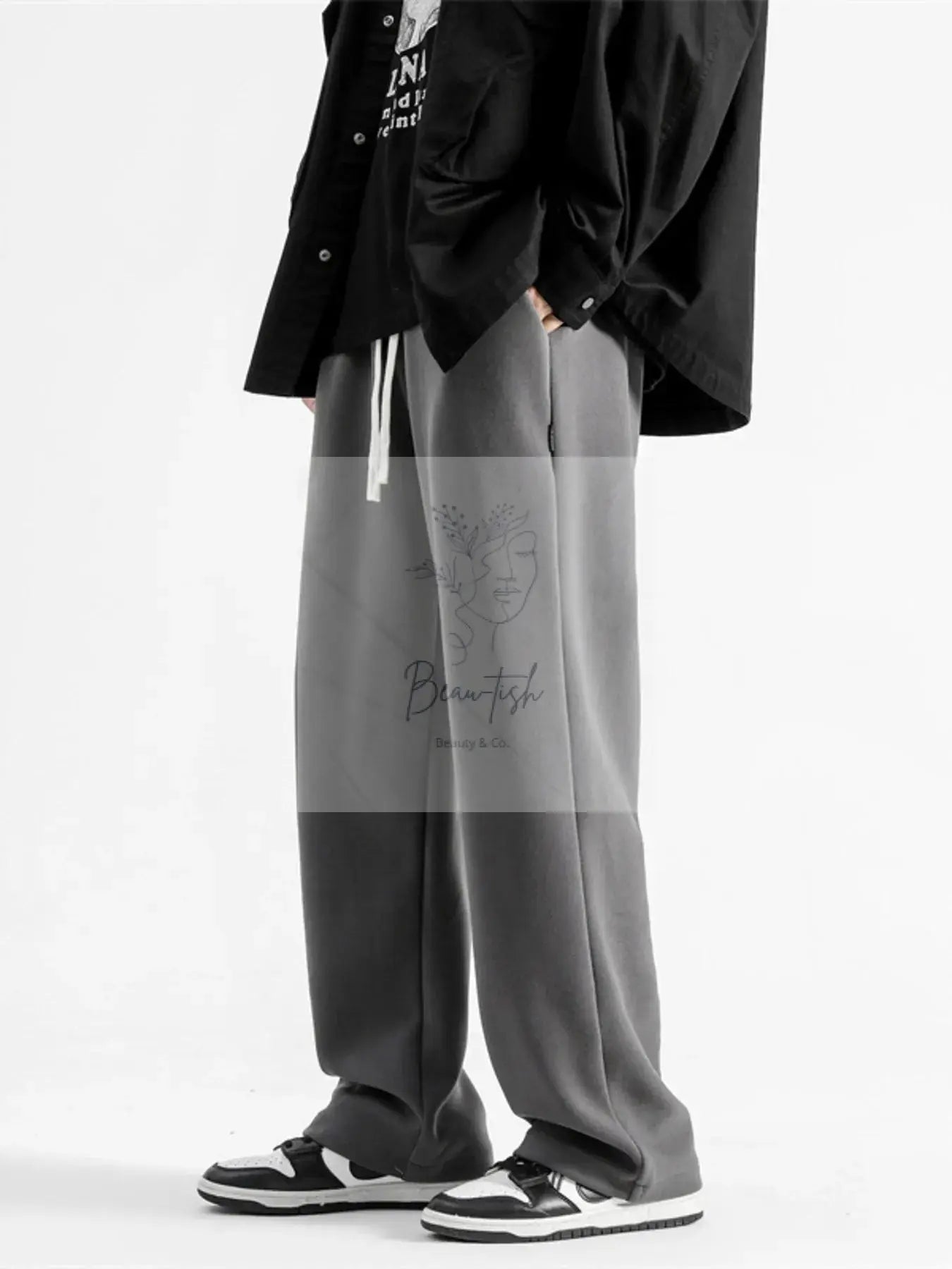 Men's Full Size Casual Loose Fit Sweatpants Plus Size