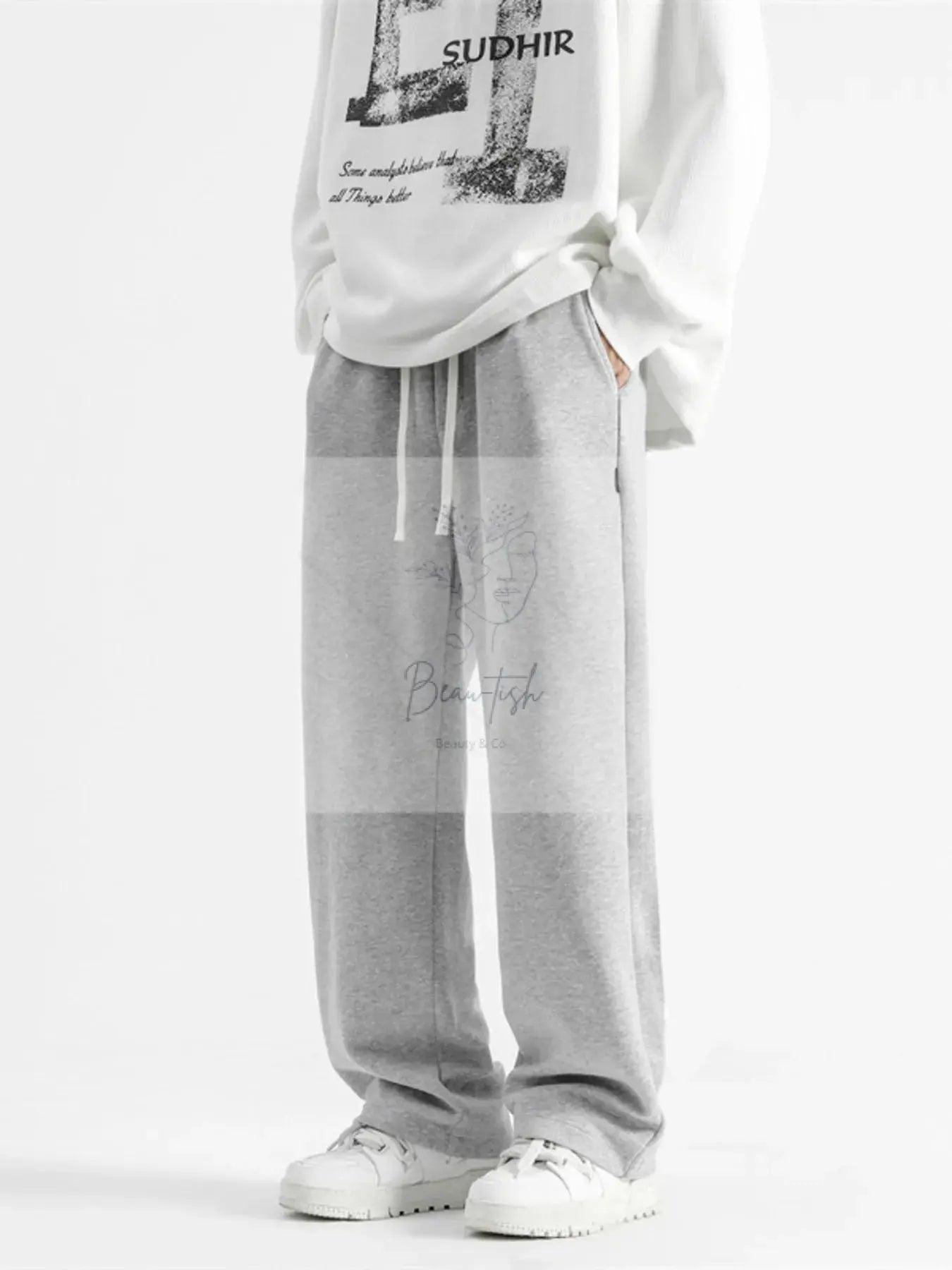 Men's Full Size Casual Loose Fit Sweatpants Plus Size