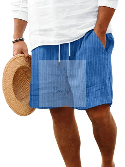 Men's Full Size Drawstring Shorts with Pockets Plus Size
