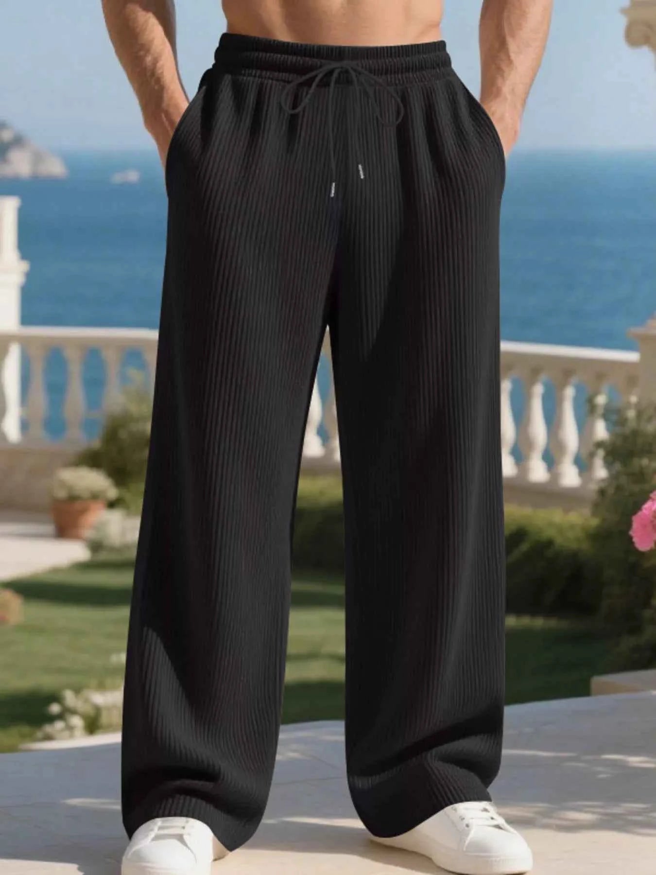 Relaxed Drawstring Pants