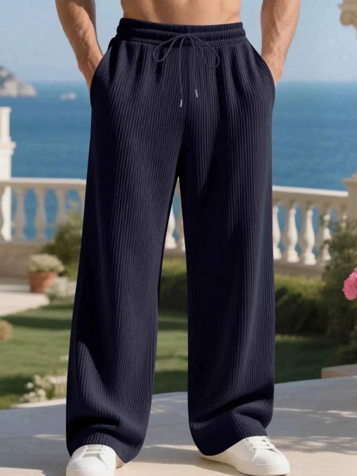 Relaxed Drawstring Pants