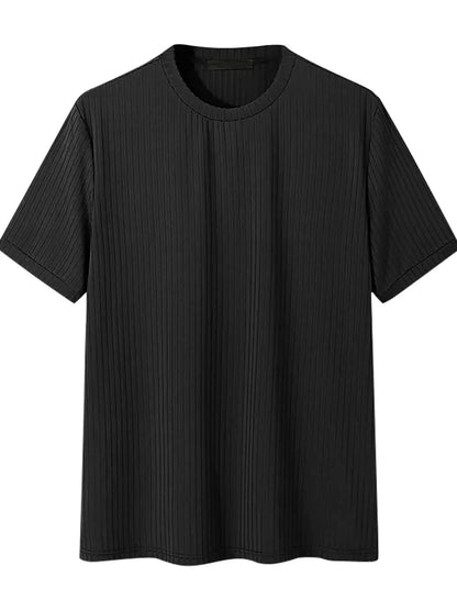Men's Full Size Round Neck Short Sleeve T-Shirt Plus Size