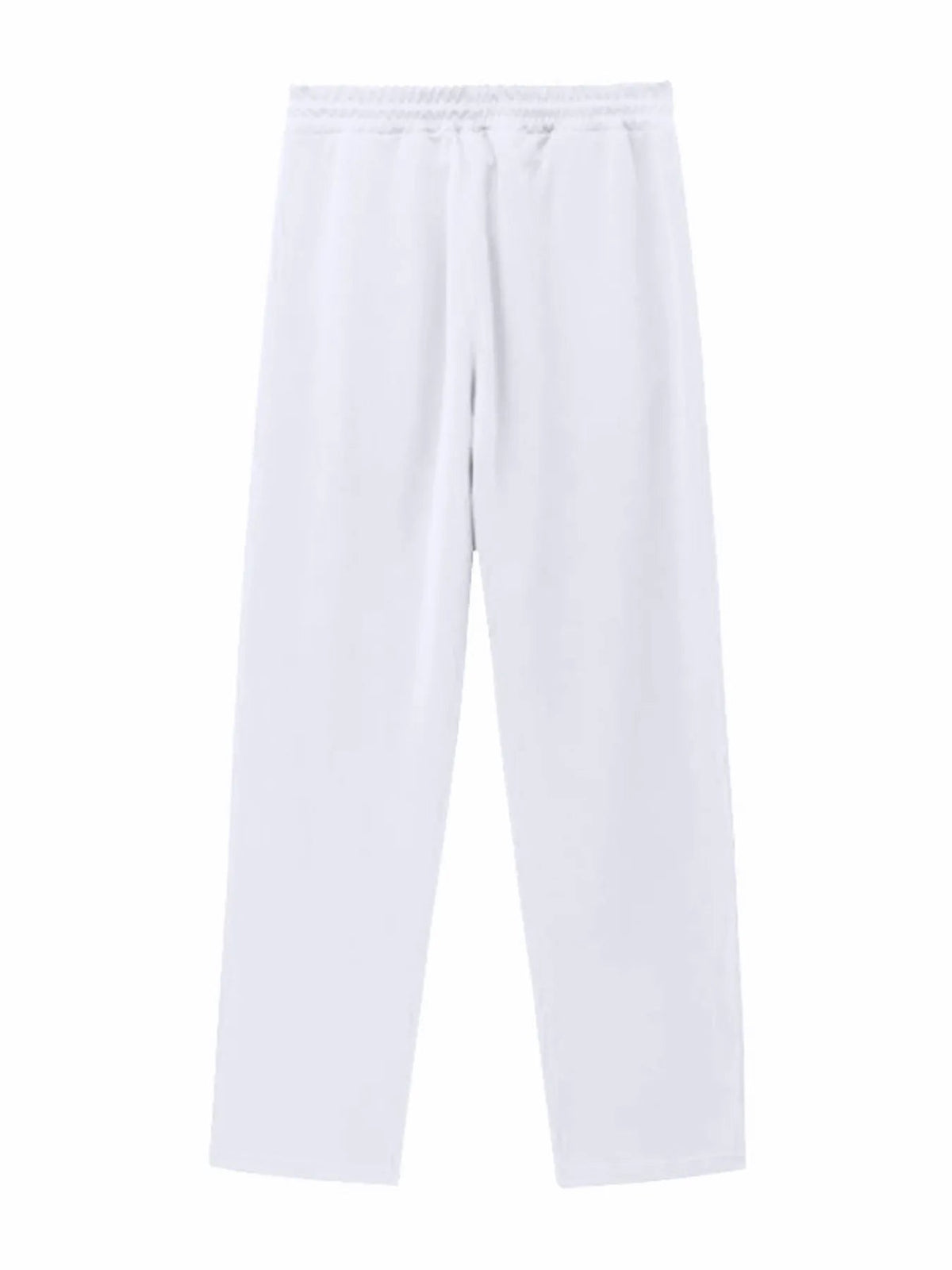 Men's Full Size Snap-Button Pants with Side Stripe Detail Plus Size