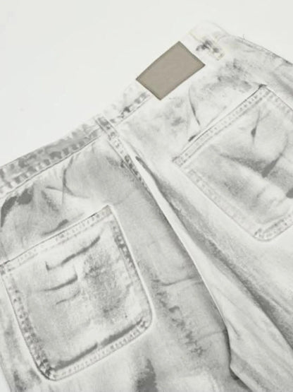Men's Multi-Pocket Cargo Denim Jeans