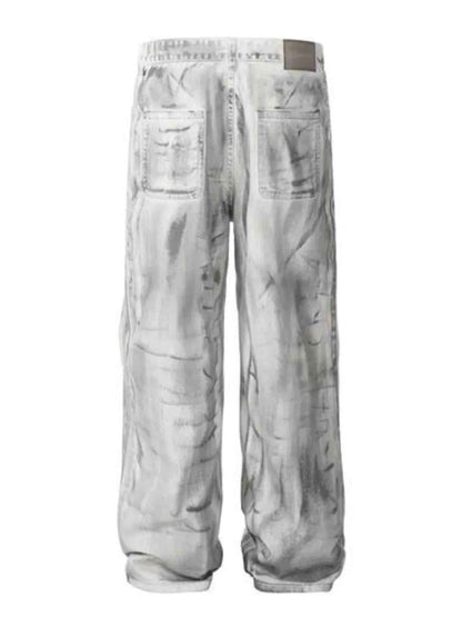 Men's Multi-Pocket Cargo Denim Jeans