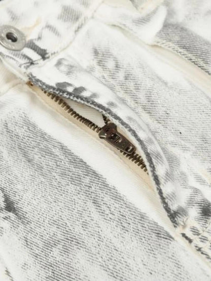 Men's Multi-Pocket Cargo Denim Jeans