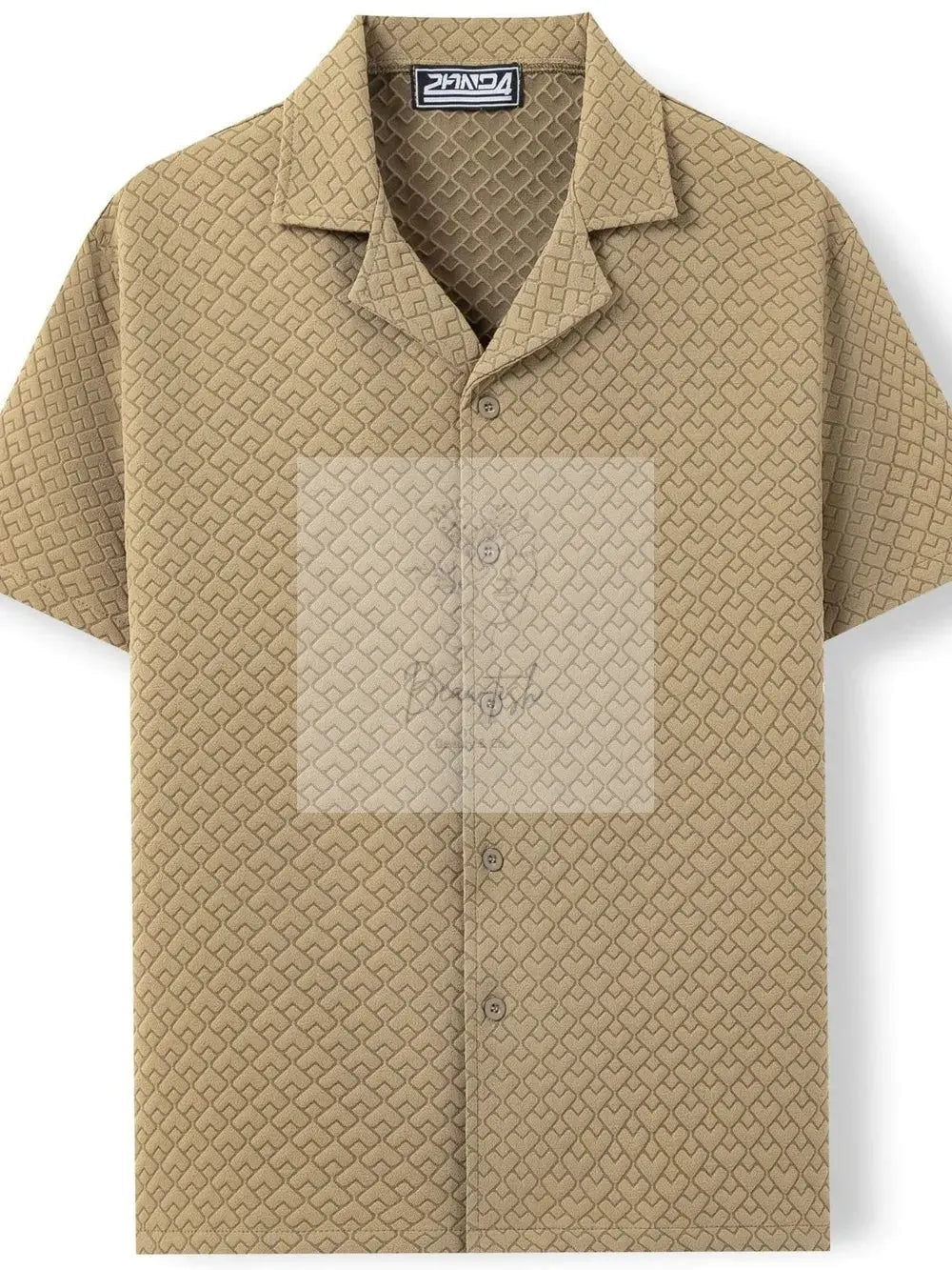 Men's Plus Size Button Down Short Sleeve Shirt