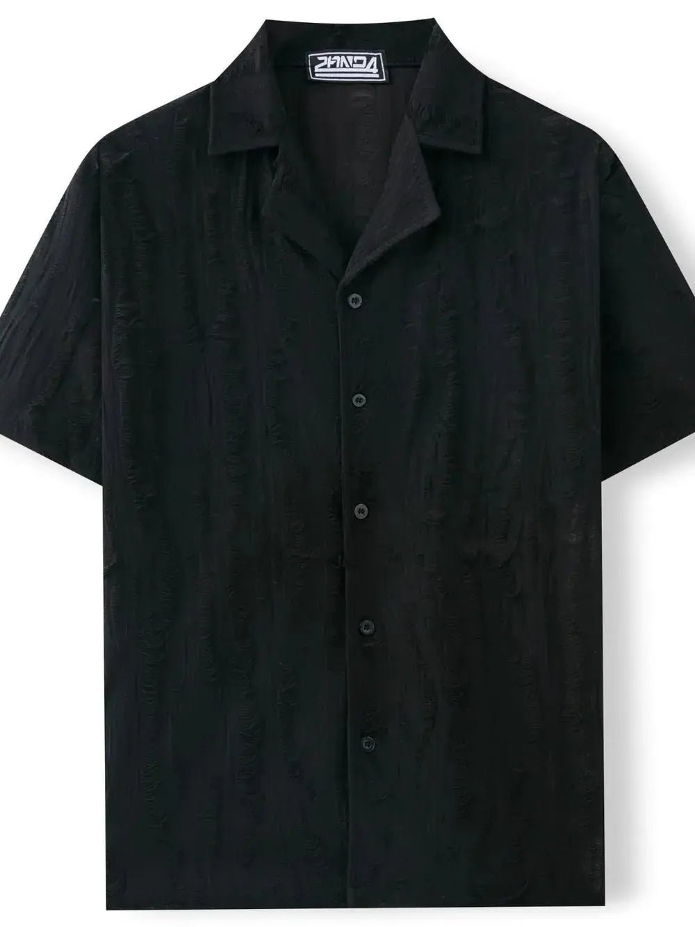 Men's Plus Size Collared Neck Short Sleeve Shirt
