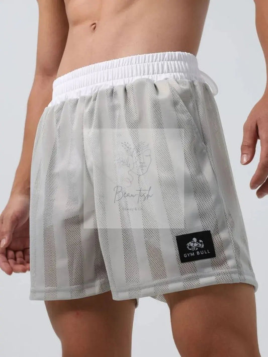 Men's Plus Size Elastic Waist Shorts