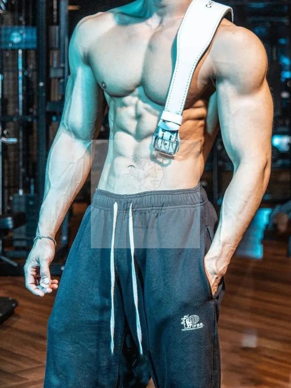 Men's Plus Size Graphic Drawstring Active Shorts