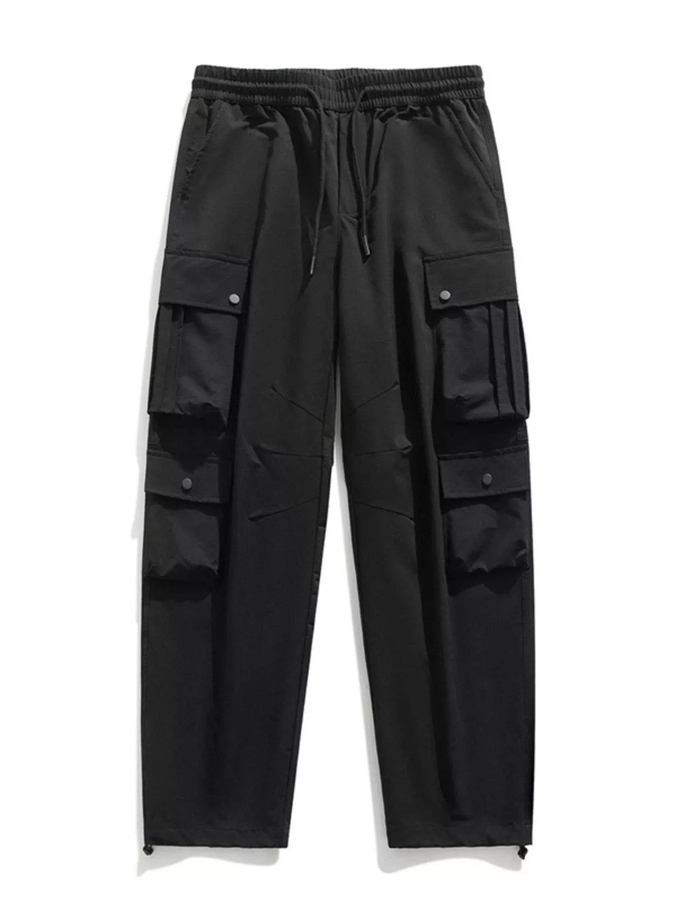Men's Plus Size Loose Fit Multi-Pocket Cargo Pants