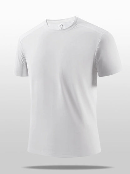 Men's Plus Size Round Neck Short Sleeve Active T-Shirt