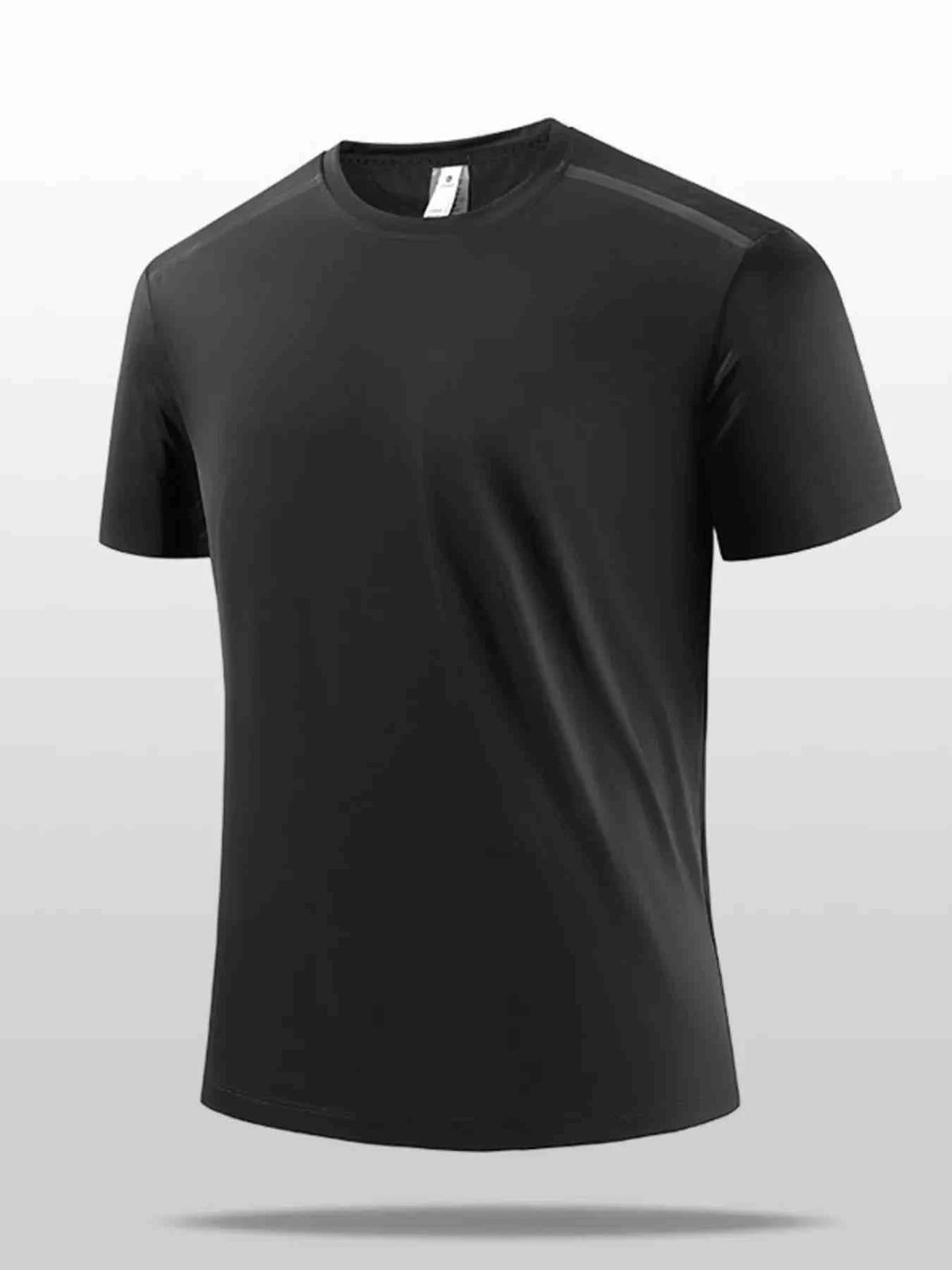 Men's Plus Size Round Neck Short Sleeve Active T-Shirt