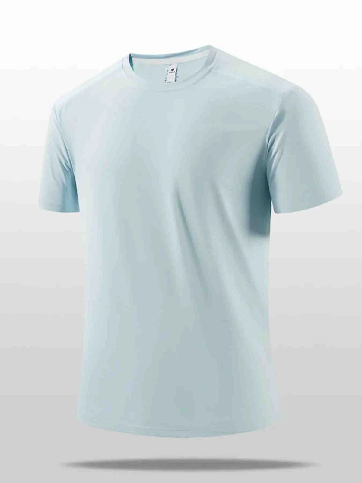 Men's Plus Size Round Neck Short Sleeve Active T-Shirt