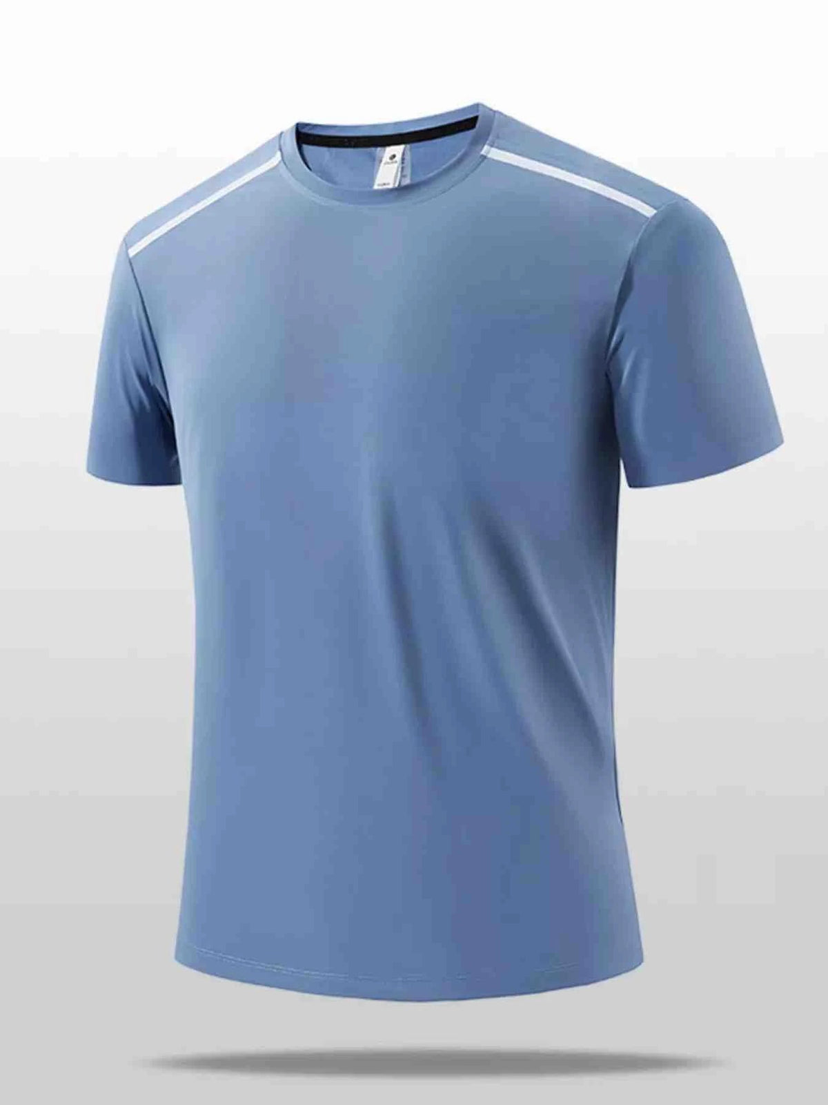 Men's Plus Size Round Neck Short Sleeve Active T-Shirt