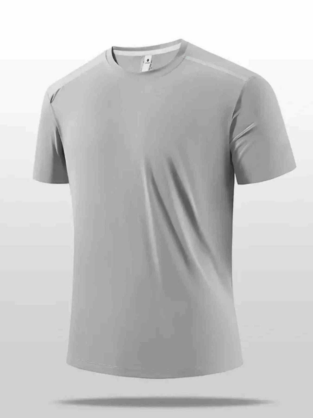 Men's Plus Size Round Neck Short Sleeve Active T-Shirt