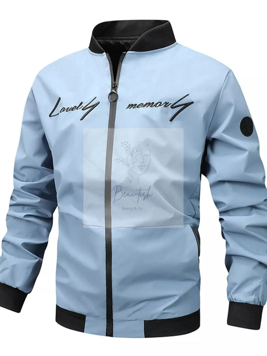 Men's Plus Size Zip Up Bomber Jacket