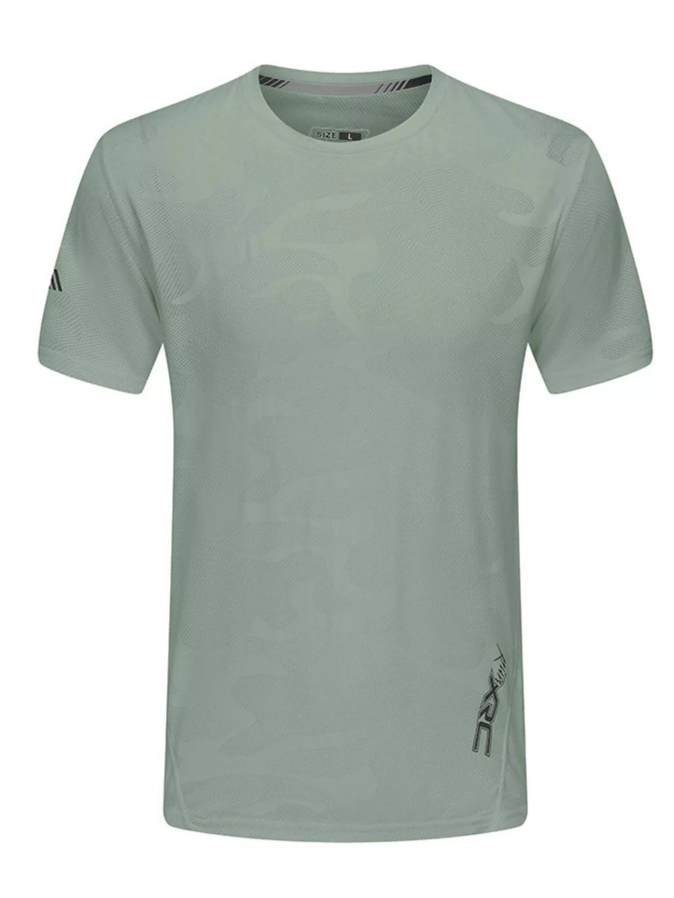 Men's Round Neck Short Sleeve Active T-Shirt