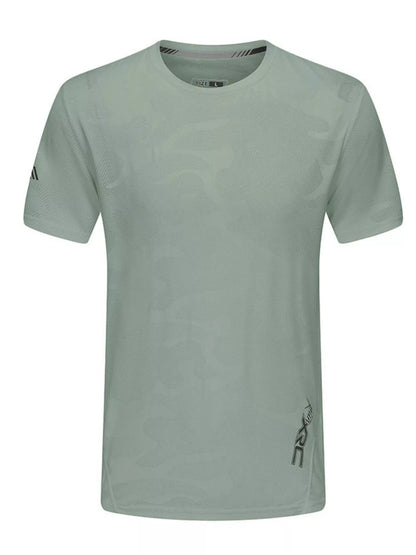 Men's Round Neck Short Sleeve Active T-Shirt