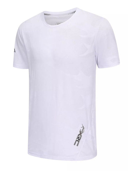 Men's Round Neck Short Sleeve Active T-Shirt