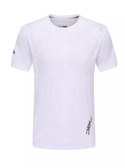 Men's Round Neck Short Sleeve Active T-Shirt