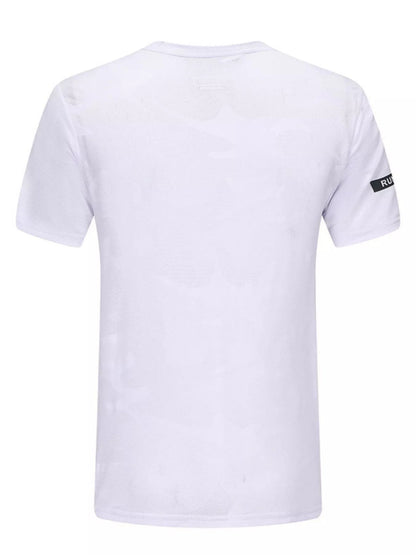 Men's Round Neck Short Sleeve Active T-Shirt