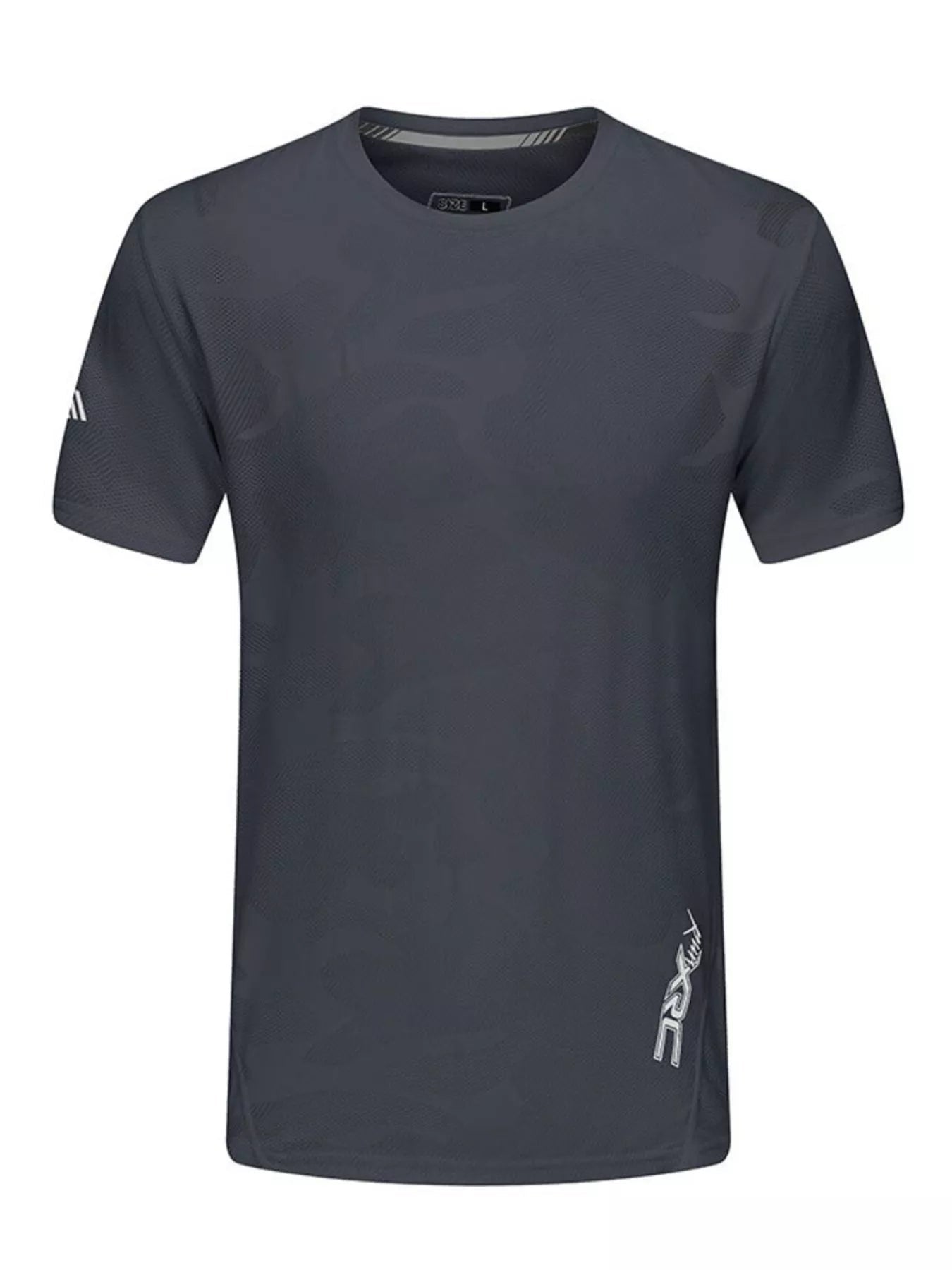 Men's Round Neck Short Sleeve Active T-Shirt