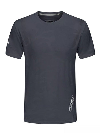 Men's Round Neck Short Sleeve Active T-Shirt