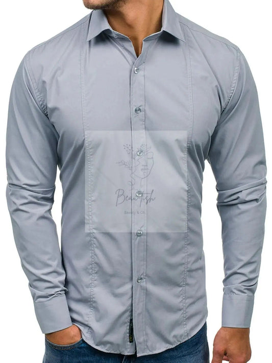 Men's Slim Fit Button-Down Shirt