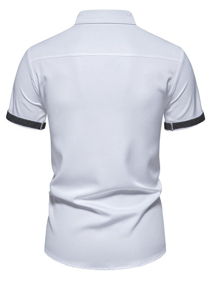 Men's Slim Fit Short Sleeve Shirt