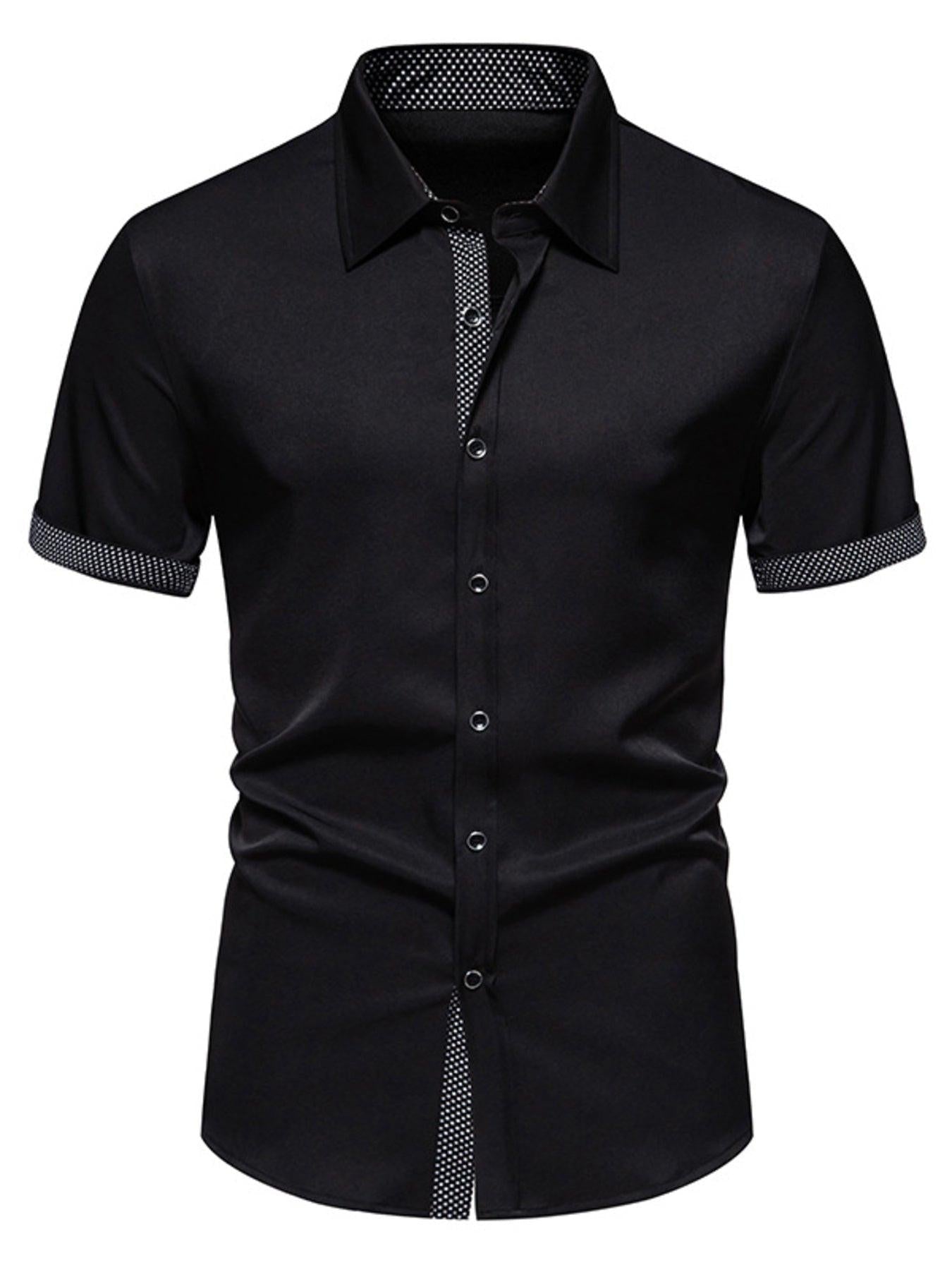 Men's Slim Fit Short Sleeve Shirt