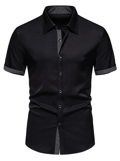 Men's Slim Fit Short Sleeve Shirt
