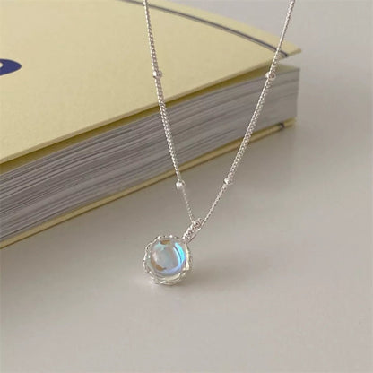 Moonstone 925 Sterling Silver Necklace