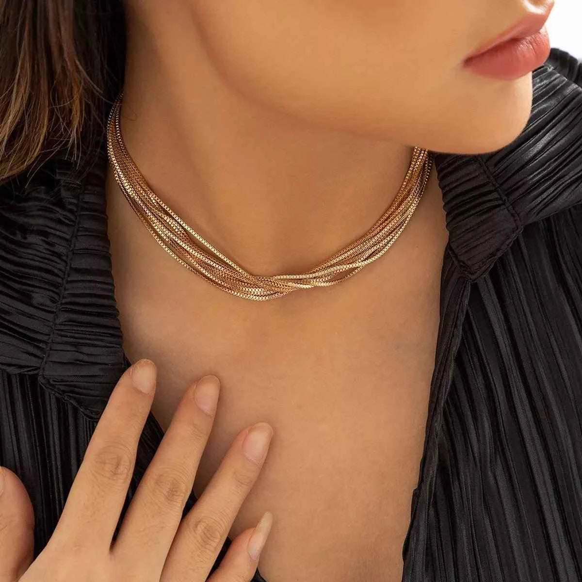 Multi Layered Adjustable Necklace