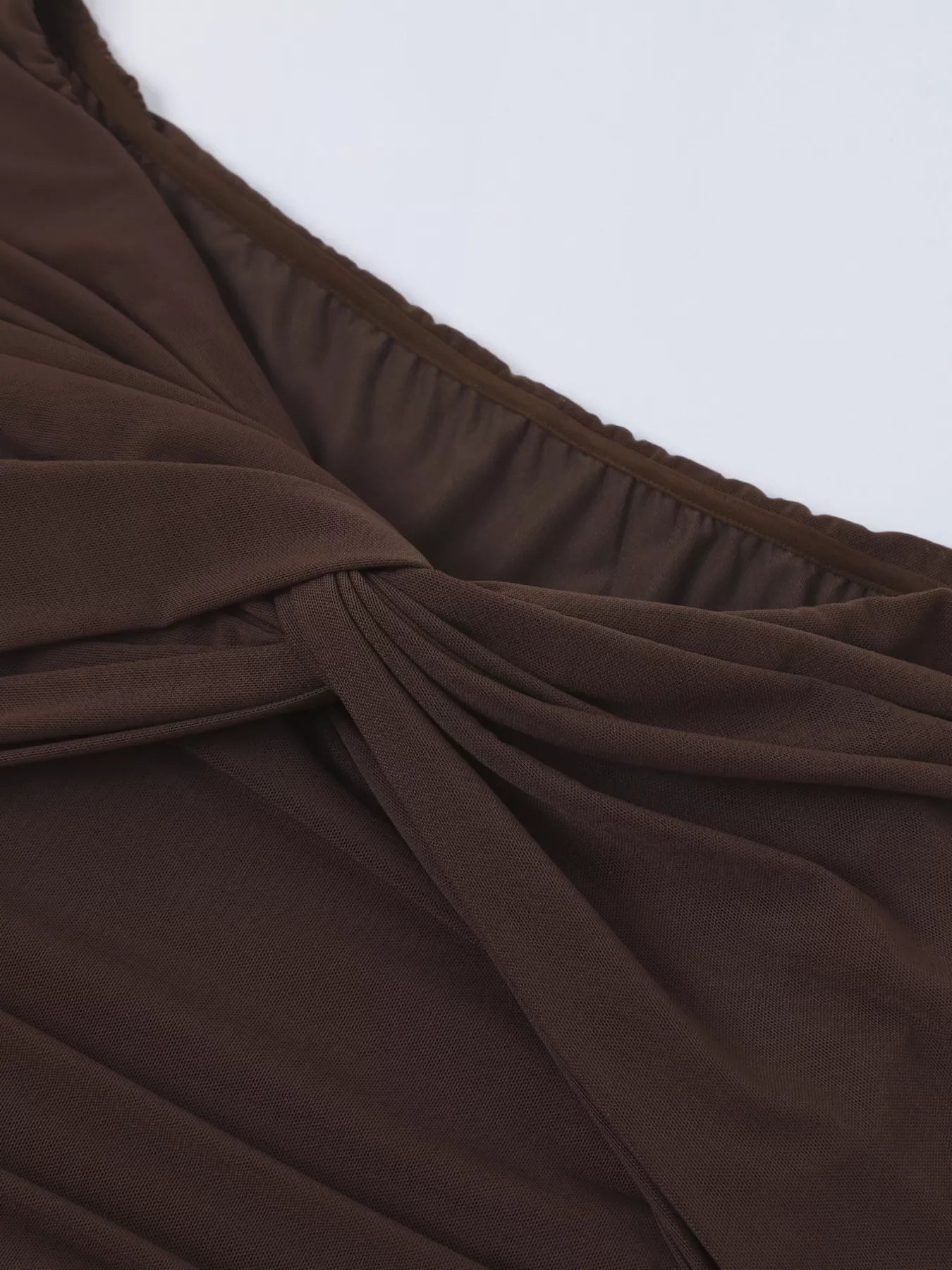 Off - Shoulder Ruched Maxi Dress