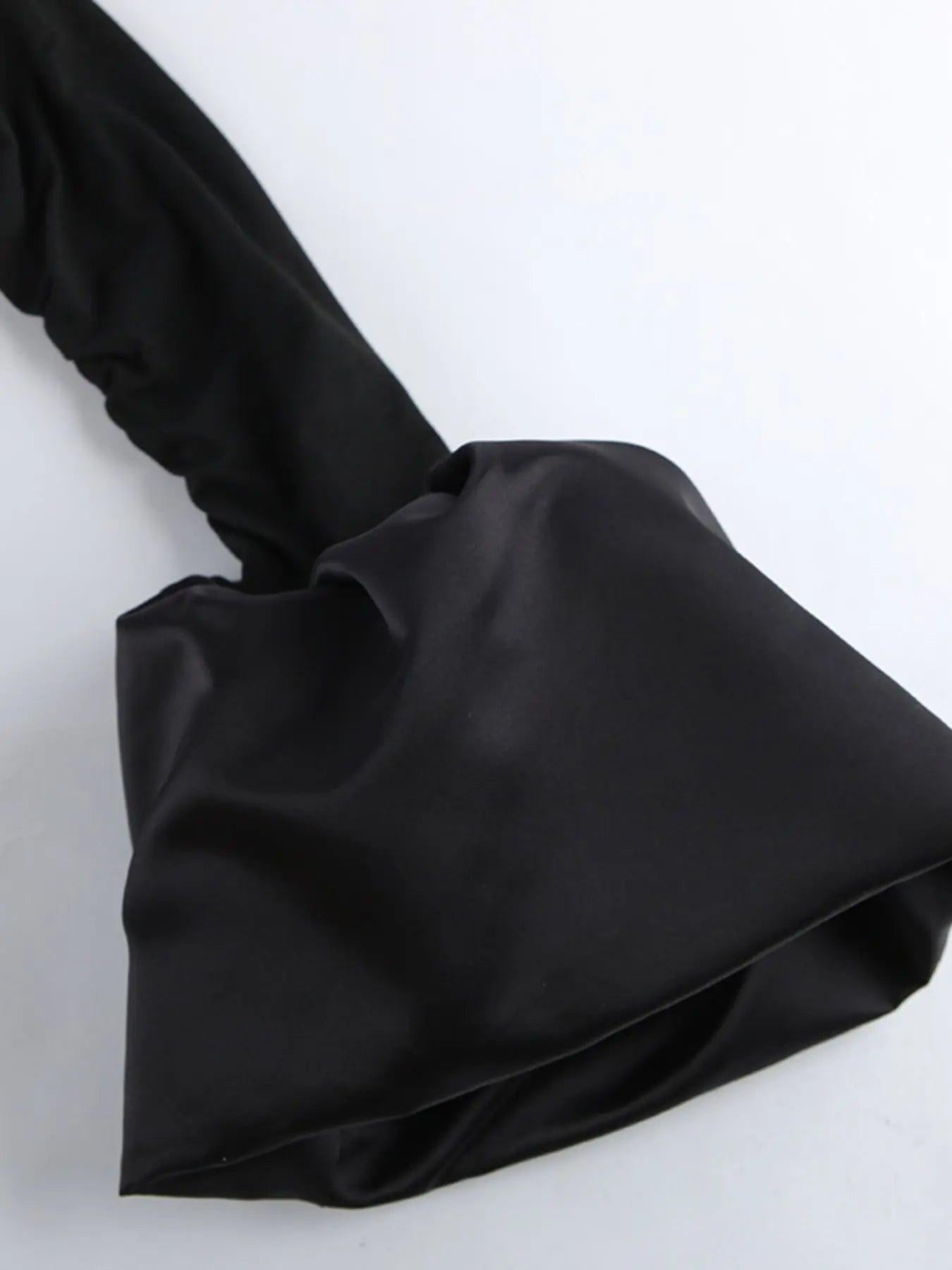 Off-Shoulder Ruffle Hem Mini Dress