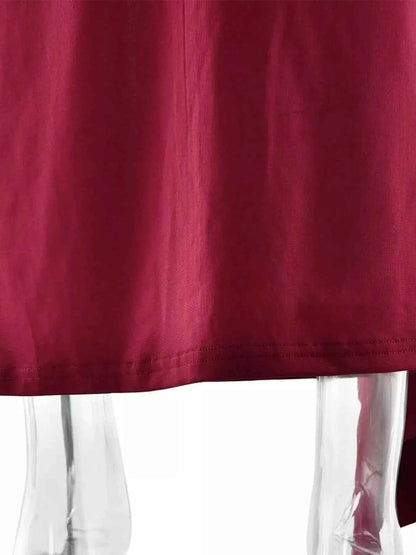 One-Shoulder Ruched Maxi Dress