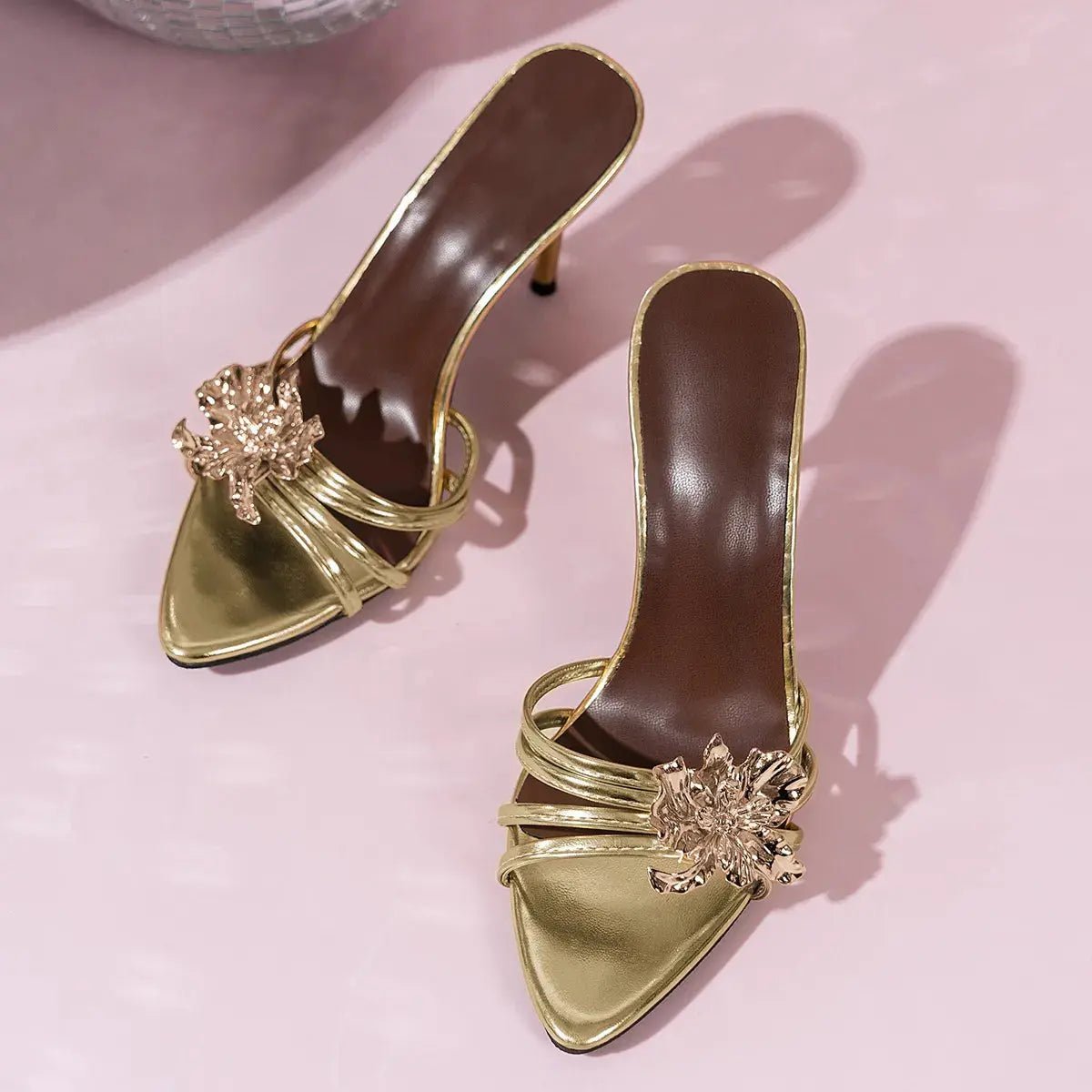 Open Toe Stiletto Sandals