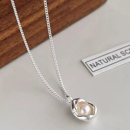 Pearl 925 Sterling Silver Necklace