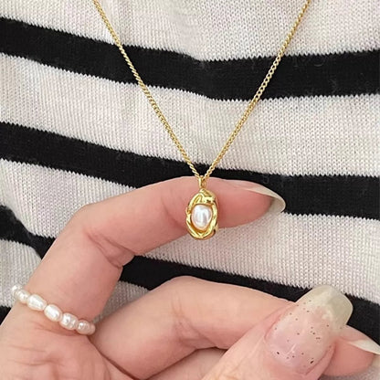 Pearl 925 Sterling Silver Necklace