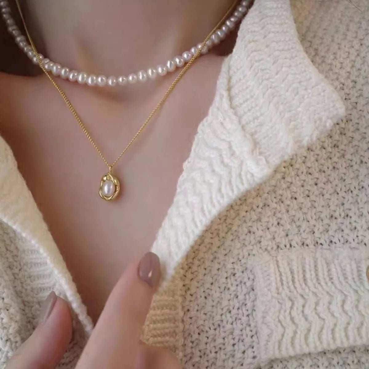 Pearl 925 Sterling Silver Necklace